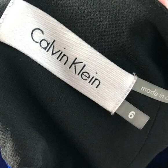 Calvin Klein Royal Blue Pleated A-Line Knee Length Skirt 6 - Picture 4 of 4